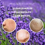 Deep sea salt lavender facial scrub cream【Free Sample】