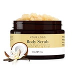 Vanilla Coconut Sugar Scrub for Body Polish, Exfoliating Body Scrub Exfoliator【Free Sample】