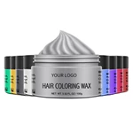 Natural hair color clay hair styling wax