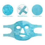 Face Eye Mask Ice Pack for Reducing Puffiness Hot and Cold face mask