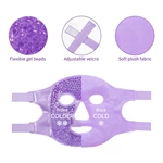 Face Eye Mask Ice Pack for Reducing Puffiness Hot and Cold face mask