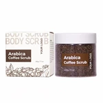 Private label Arabica Coffee Scrub for body