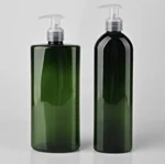 500ml Large capacity PET shampoo body wash with color bottle